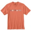 CARHARTT Men's 105797 Relaxed Fit Heavyweight Short-Sleeve Logo Graphic Tee
