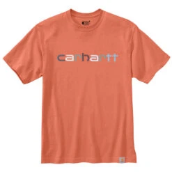CARHARTT Men's 105797 Relaxed Fit Heavyweight Short-Sleeve Logo Graphic Tee