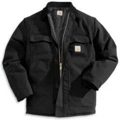 CARHARTT Men's C003 Loose Fit Firm Duck Insulated Traditional Coat, Extended Sizes