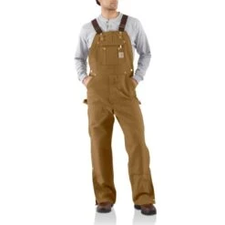 CARHARTT Men's R37 Loose Fit Firm Duck Bib Overall, Extended Sizes 8 CARHARTT Men's R37 Loose Fit Firm Duck Bib Overall, Extended Sizes -Fam By Style 2090002 246 alt2