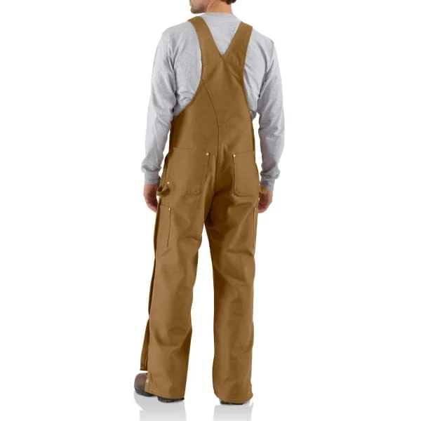 CARHARTT Men's R37 Loose Fit Firm Duck Bib Overall, Extended Sizes 4 CARHARTT Men's R37 Loose Fit Firm Duck Bib Overall, Extended Sizes - Image 4