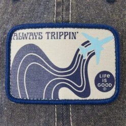 LIFE IS GOOD Men's Trippin' Plane Old Favorite Mesh Back Cap 6 LIFE IS GOOD Men's Trippin' Plane Old Favorite Mesh Back Cap -Fam By Style 2090476 003 alt2