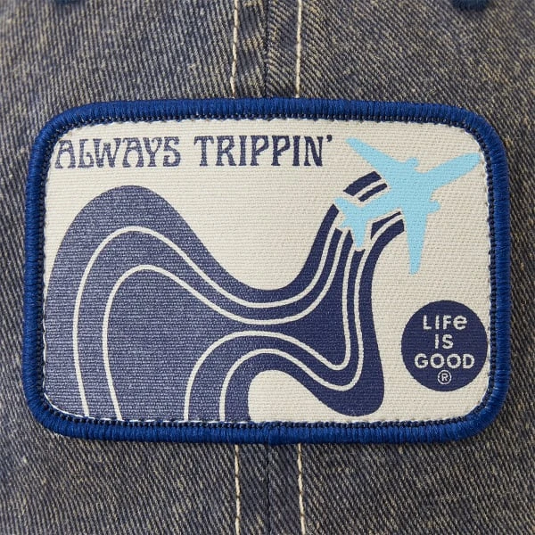 LIFE IS GOOD Men's Trippin' Plane Old Favorite Mesh Back Cap 3 LIFE IS GOOD Men's Trippin' Plane Old Favorite Mesh Back Cap - Image 3