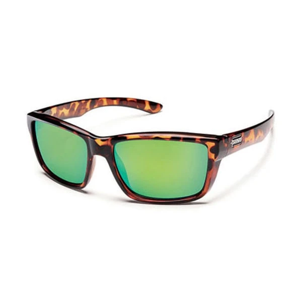 SUNCLOUD Mayor Sunglasses, Tortoise/Green Mirror 1 SUNCLOUD Mayor Sunglasses, Tortoise/Green Mirror