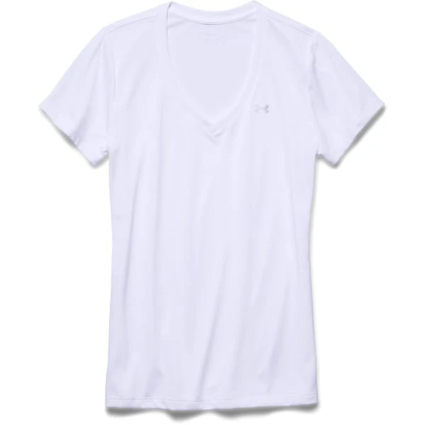 UNDER ARMOUR Women's UA Tech V-Neck Tee 3 UNDER ARMOUR Women's UA Tech V-Neck Tee - Image 3