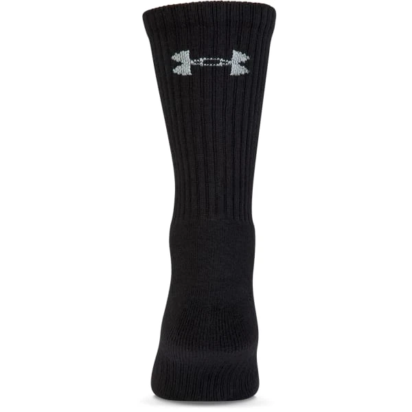 UNDER ARMOUR Boys' Charged Cotton Crew Socks, 6 Pack 3 UNDER ARMOUR Boys' Charged Cotton Crew Socks, 6 Pack - Image 3