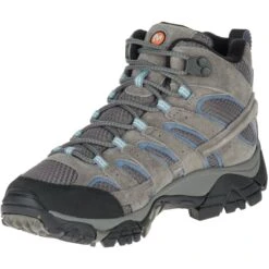 MERRELL Women's Moab 2 Mid Waterproof Hiking Boots, Granite -Fam By Style 2024319 003 alt3