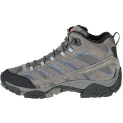 MERRELL Women's Moab 2 Mid Waterproof Hiking Boots, Granite -Fam By Style 2024319 003 alt4