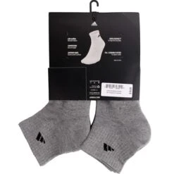 ADIDAS Men's Athletic Quarter Socks, 6 Pack -Fam By Style 2025812 004 alt3