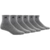 ADIDAS Men's Athletic Quarter Socks, 6 Pack