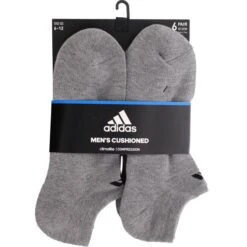 ADIDAS Men's Athletic No-Show Socks, 6 Pack 6 ADIDAS Men's Athletic No-Show Socks, 6 Pack -Fam By Style 2025816 004 alt2