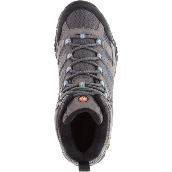 MERRELL Women's Moab 2 Mid Waterproof Hiking Boots, Granite , Wide 3 MERRELL Women's Moab 2 Mid Waterproof Hiking Boots, Granite , Wide - Image 3
