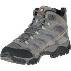 MERRELL Women's Moab 2 Mid Waterproof Hiking Boots, Granite , Wide 13 MERRELL Women's Moab 2 Mid Waterproof Hiking Boots, Granite , Wide -Fam By Style 2032259 004 alt5