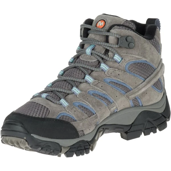 MERRELL Women's Moab 2 Mid Waterproof Hiking Boots, Granite , Wide 6 MERRELL Women's Moab 2 Mid Waterproof Hiking Boots, Granite , Wide - Image 6