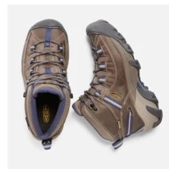 KEEN Women's Targhee II Mid Waterproof Hiking Boots, Goat/Crown Blue 7 KEEN Women's Targhee II Mid Waterproof Hiking Boots, Goat/Crown Blue -Fam By Style 2039761 202 alt3