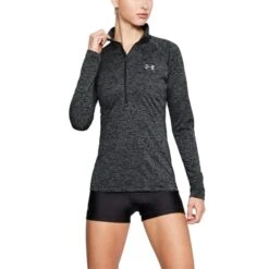 UNDER ARMOUR Women's UA Tech Twist Half Zip Pullover -Fam By Style 2050792 001 alt2