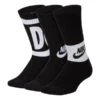 NIKE Big Boys' Performance Cushioned Crew Training Socks, 3-Pack