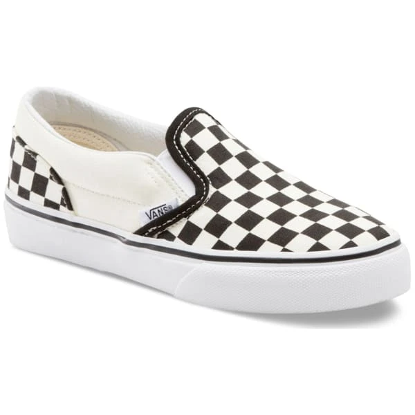 VANS Kids' Checkerboard Classic Slip-On Casual Shoes 1 VANS Kids' Checkerboard Classic Slip-On Casual Shoes