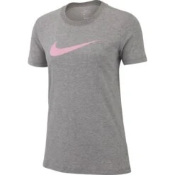 NIKE Women's Dri-FIT Short-Sleeve Crewneck Tee
