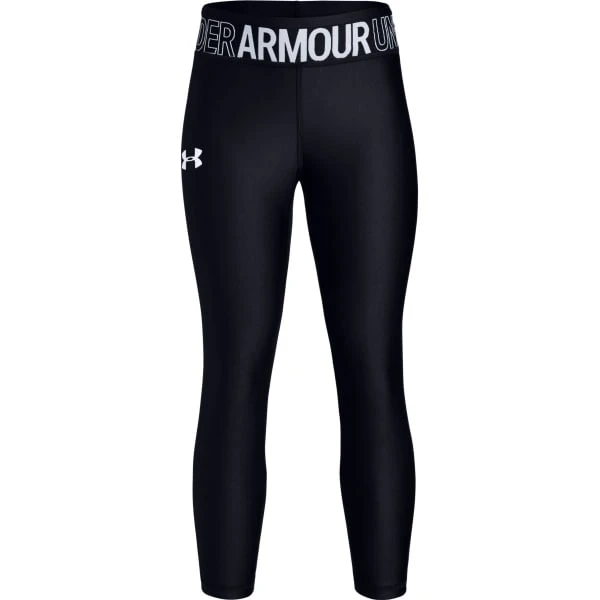 UNDER ARMOUR Girls' HeatGear Armour Ankle Crop Leggings 1 UNDER ARMOUR Girls' HeatGear Armour Ankle Crop Leggings