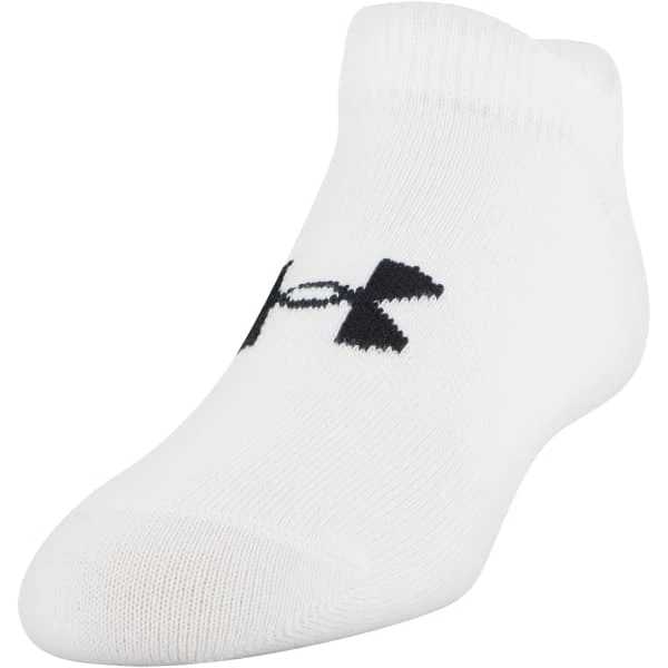 UNDER ARMOUR Girls' Essential No Show Socks, 6-Pack 2 UNDER ARMOUR Girls' Essential No Show Socks, 6-Pack - Image 2