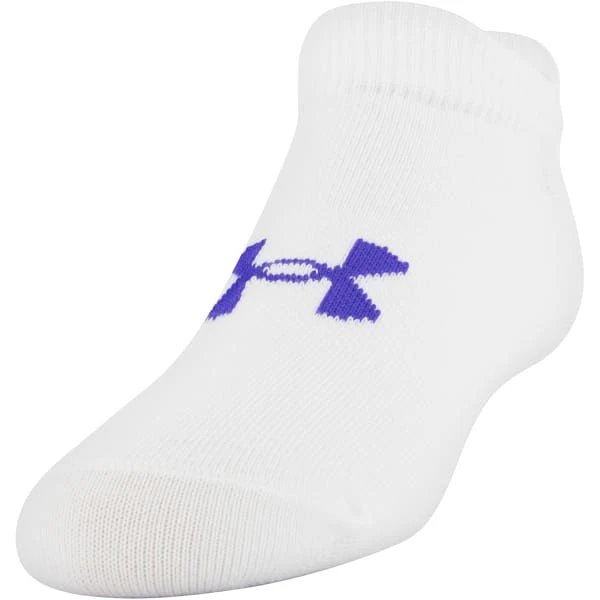 UNDER ARMOUR Girls' Essential No Show Socks, 6-Pack 5 UNDER ARMOUR Girls' Essential No Show Socks, 6-Pack - Image 5
