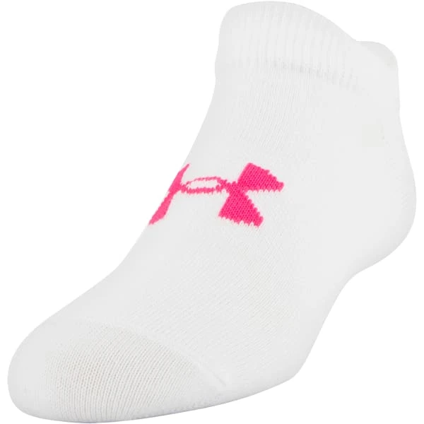 UNDER ARMOUR Girls' Essential No Show Socks, 6-Pack 8 UNDER ARMOUR Girls' Essential No Show Socks, 6-Pack - Image 8