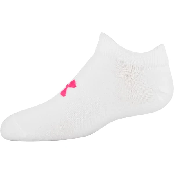 UNDER ARMOUR Girls' Essential No Show Socks, 6-Pack 10 UNDER ARMOUR Girls' Essential No Show Socks, 6-Pack - Image 10