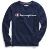 CHAMPION Women's Powerblend Fleece Boyfriend Crewneck Sweatshirt