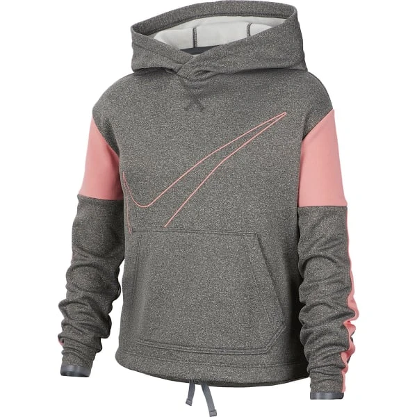 NIKE Girls' Therma Pullover Hoodie 1 NIKE Girls' Therma Pullover Hoodie