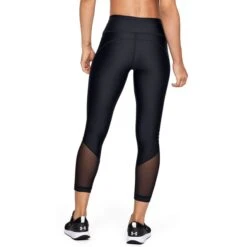 UNDER ARMOUR Women's HeatGear Mesh Graphic Ankle Crop Training Pants -Fam By Style 2060347 001 alt3
