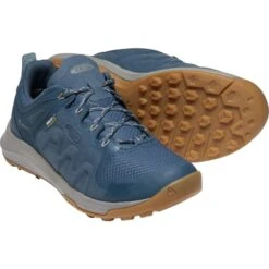 KEEN Women's Explore Low Waterproof Mountain Sneakers -Fam By Style 2061362 402 alt4