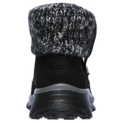 SKECHERS Women's Easy Going Heighten Fold Over Knit Collar Bootie 9 SKECHERS Women's Easy Going Heighten Fold Over Knit Collar Bootie -Fam By Style 2061762 001 alt3