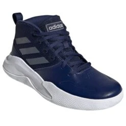 ADIDAS Boys' Own The Game Basketball Shoes, Wide 11 ADIDAS Boys' Own The Game Basketball Shoes, Wide -Fam By Style 2062775 402 alt2