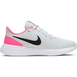 NIKE Little Girls' Revolution 5 Sneaker -Fam By Style 2064565 101 alt2