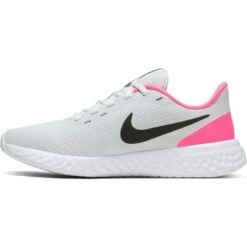 NIKE Little Girls' Revolution 5 Sneaker -Fam By Style 2064565 101 alt3