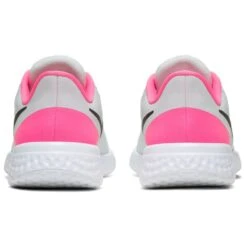 NIKE Little Girls' Revolution 5 Sneaker -Fam By Style 2064565 101 alt5