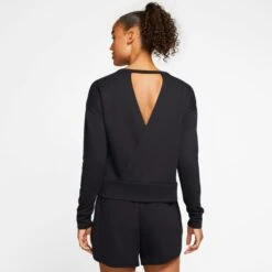 NIKE Women's Yoga Wrap Open-Back Coverup 11 NIKE Women's Yoga Wrap Open-Back Coverup -Fam By Style 2065002 001 alt3