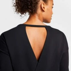 NIKE Women's Yoga Wrap Open-Back Coverup 13 NIKE Women's Yoga Wrap Open-Back Coverup -Fam By Style 2065002 001 alt5
