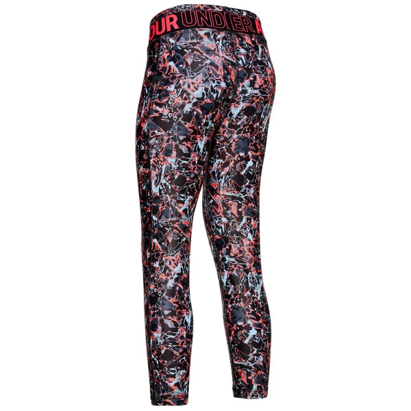 UNDER ARMOUR Girls' HeatGear Printed Crop Capri 2 UNDER ARMOUR Girls' HeatGear Printed Crop Capri - Image 2