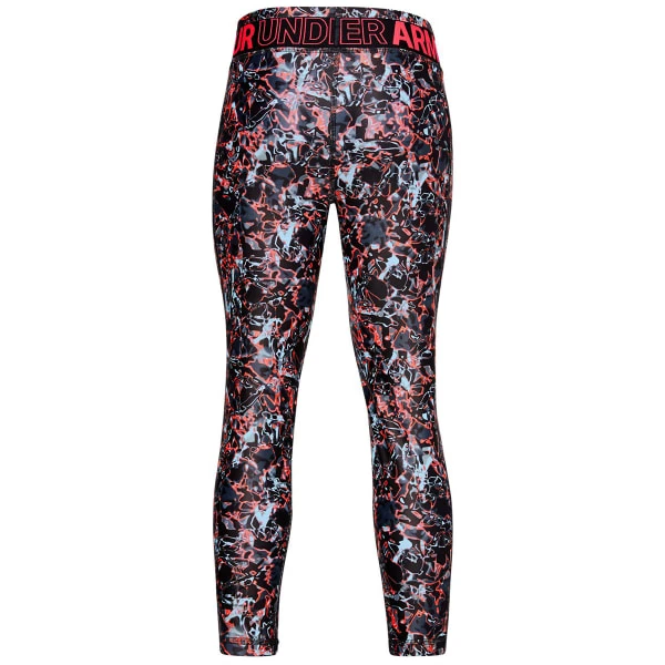 UNDER ARMOUR Girls' HeatGear Printed Crop Capri 4 UNDER ARMOUR Girls' HeatGear Printed Crop Capri - Image 4