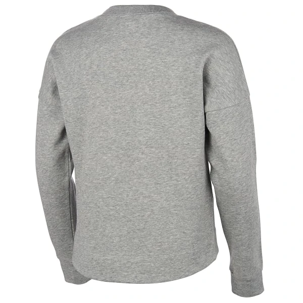 ADIDAS Girls' Linear Logo Crew Neck Sweatshirt 2 ADIDAS Girls' Linear Logo Crew Neck Sweatshirt - Image 2