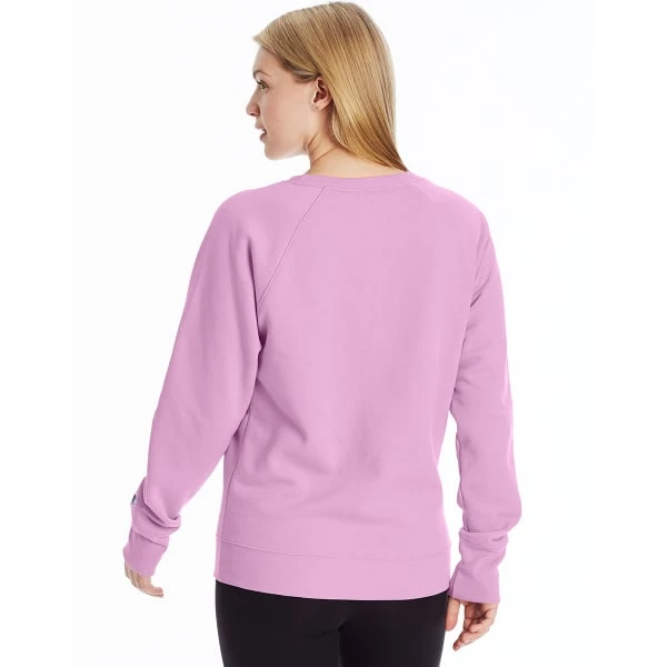 CHAMPION Women's Powerblend Fleece Classic Crew 2 CHAMPION Women's Powerblend Fleece Classic Crew - Image 2