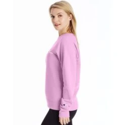 CHAMPION Women's Powerblend Fleece Classic Crew 5 CHAMPION Women's Powerblend Fleece Classic Crew -Fam By Style 2069537 608 alt2