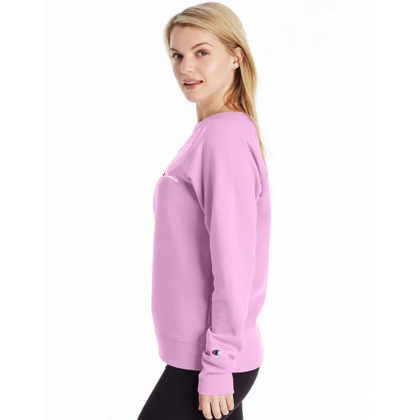 CHAMPION Women's Powerblend Fleece Classic Crew 3 CHAMPION Women's Powerblend Fleece Classic Crew - Image 3