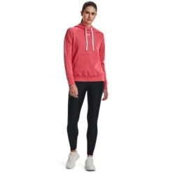 UNDER ARMOUR Women's UA Rival Fleece HB Hoodie -Fam By Style 2070388 804 alt5