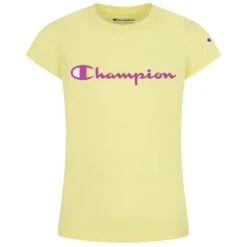 CHAMPION Girls' Classic Script Short-Sleeve Tee
