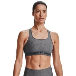 UNDER ARMOUR Women's Armour Mid Crossback Sports Bra -Fam By Style 2073670 003 alt2