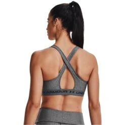 UNDER ARMOUR Women's Armour Mid Crossback Sports Bra -Fam By Style 2073670 003 alt3