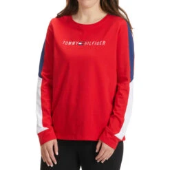 TOMMY HILFIGER SPORT Women's Long Sleeve Crewneck